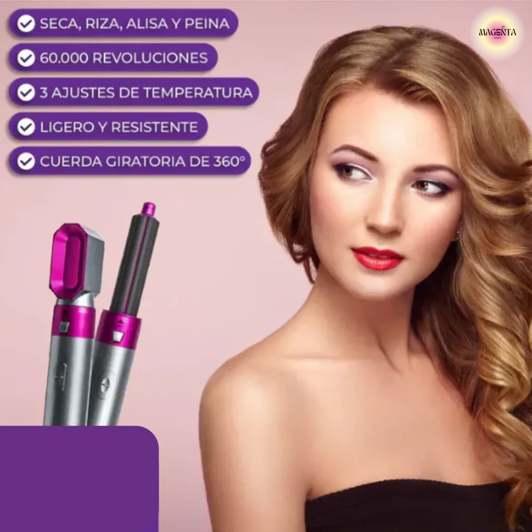 Peine Secador Cabello 5 en 1✨