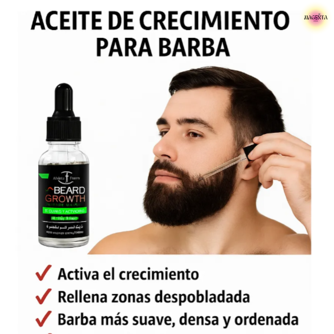 Serum de crecimiento para barba y pelo🧔