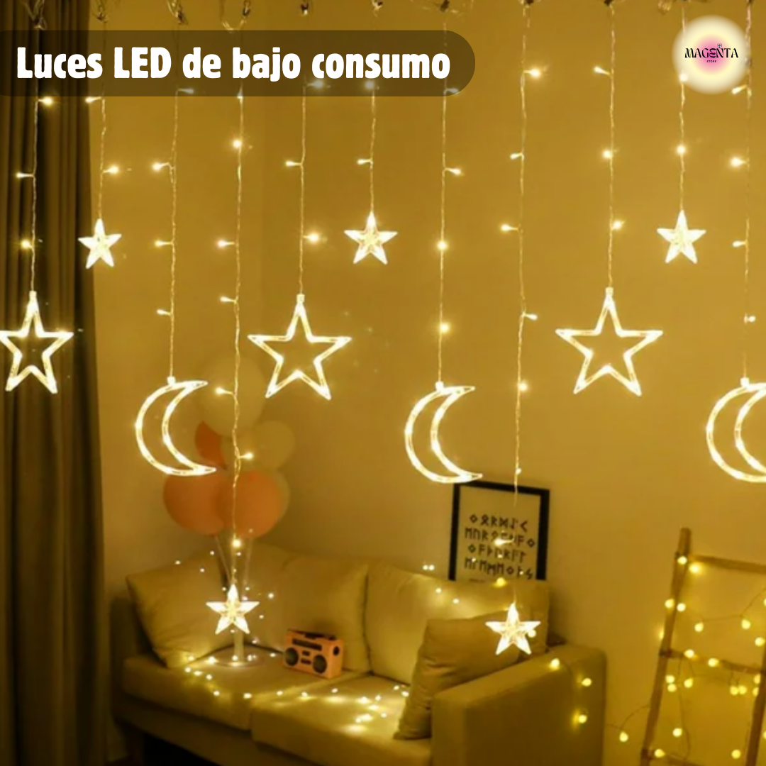 CORTINA DE LUZ NAVIDEÑA 🌟✨